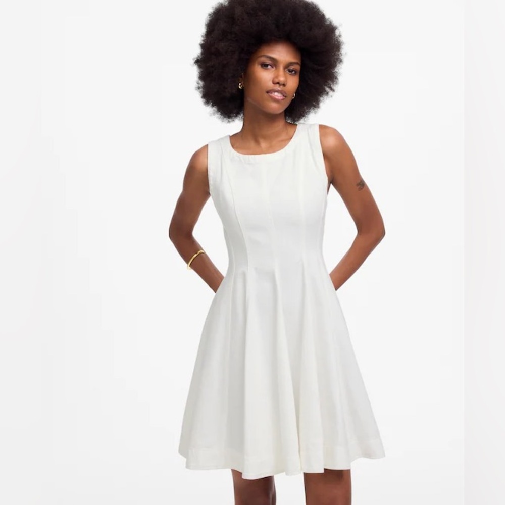 Madewell Circle Mini Dress: Airy Denim Edition